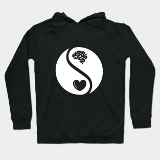 TaoScape Logo White with Slogan for Back Print Hoodie